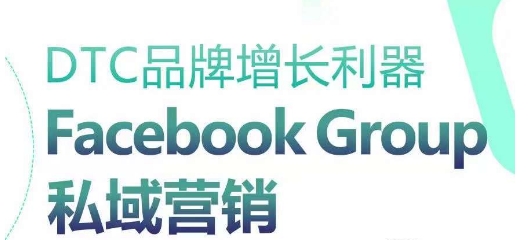 （8791期）DTC品牌增长利器·Facebook Group私域营销，多案例实操讲解