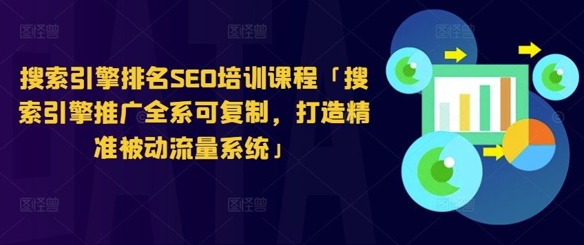 （9107期）搜索引擎排名SEO培训课程「搜索引擎推广全系可复制，打造精准被动流量系统」 综合教程 第1张