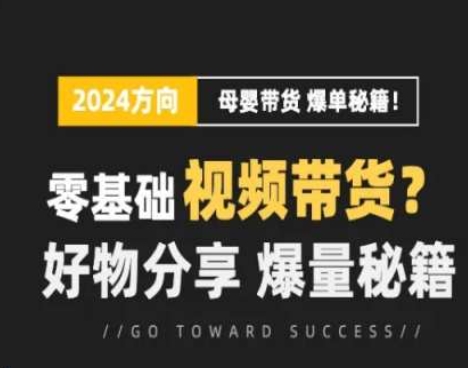 （9117期）短视频母婴赛道实操流量训练营，零基础视频带货，好物分享，爆量秘籍