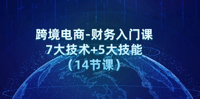 （9683期）跨境电商财务入门课：7大技术+5大技能 综合教程 第1张