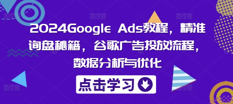 （9701期）Lisa老师·2024Google Ads教程，精准询盘秘籍 综合教程 第1张