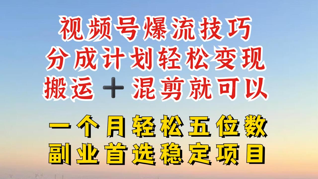 （9744期）小红书爆流变现，搬运+混剪，轻松突破万级流量池技巧揭秘