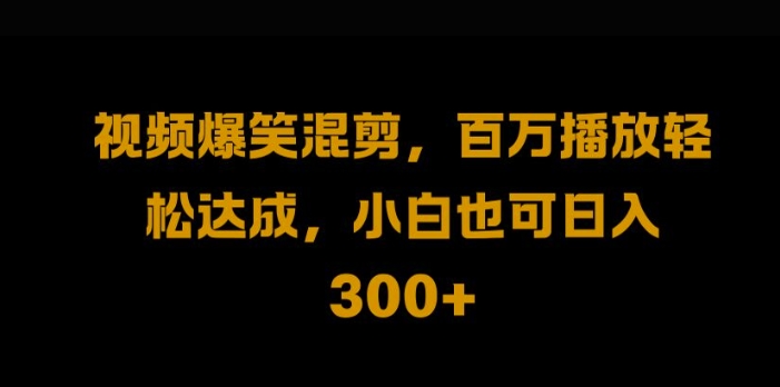 （10108期）爆火视频搬运后二次剪辑，高效的视频创作方法，日入1000+