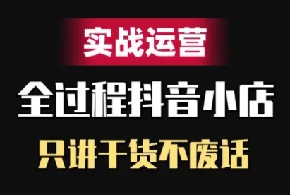 （10287期）力辛电商·抖音小店精细化实战运营，只讲干货不废话